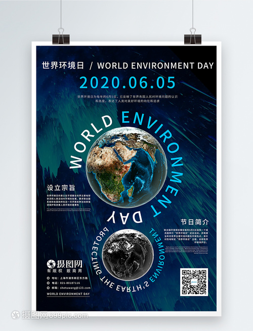 世界環境日公益宣傳海報