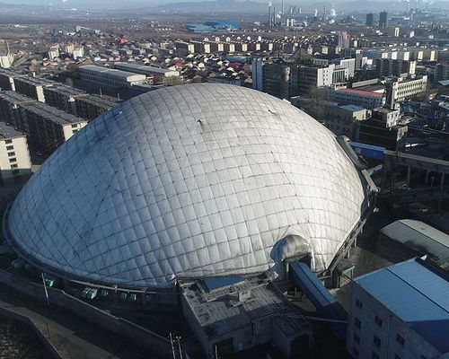 長治儲煤倉環保氣膜結構 儲煤倉環保氣膜結構方案 清露金華